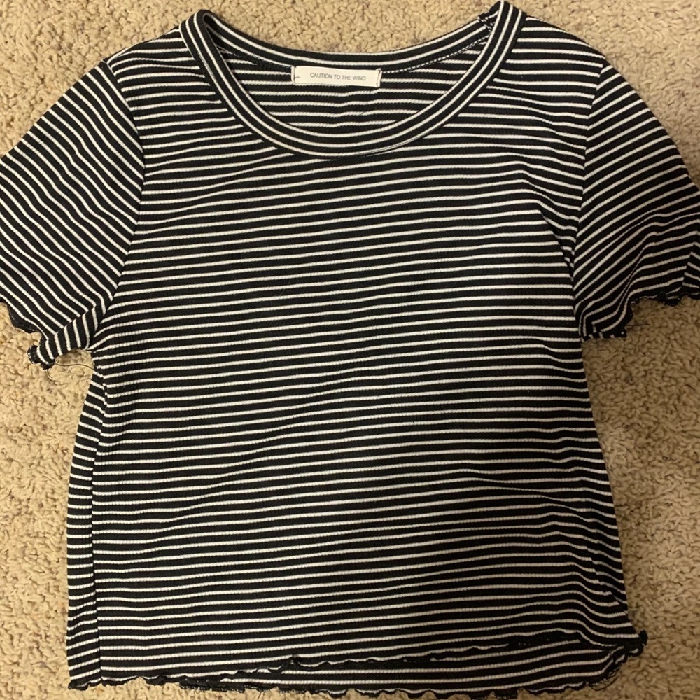 Striped Crop top